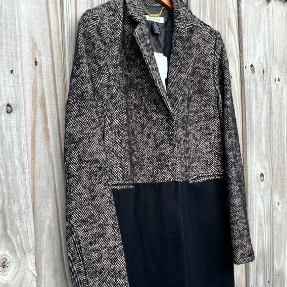 NWT- Liz Claiborne Wool Coat - Picture 3 of 6